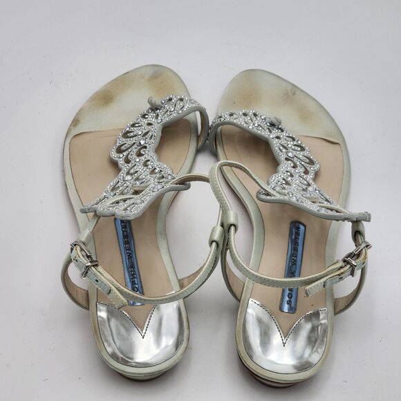 Sophia Webster VHTF Seraphina Crystal Wing Bridal Sandal Size 36 EU - Picture 6 of 8